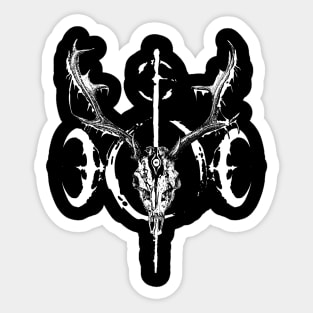 Deer Skull Sticker